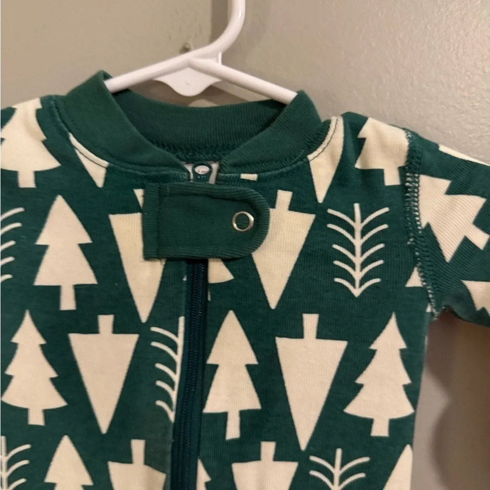 Hanna Anderson Green and White Kids One Piece